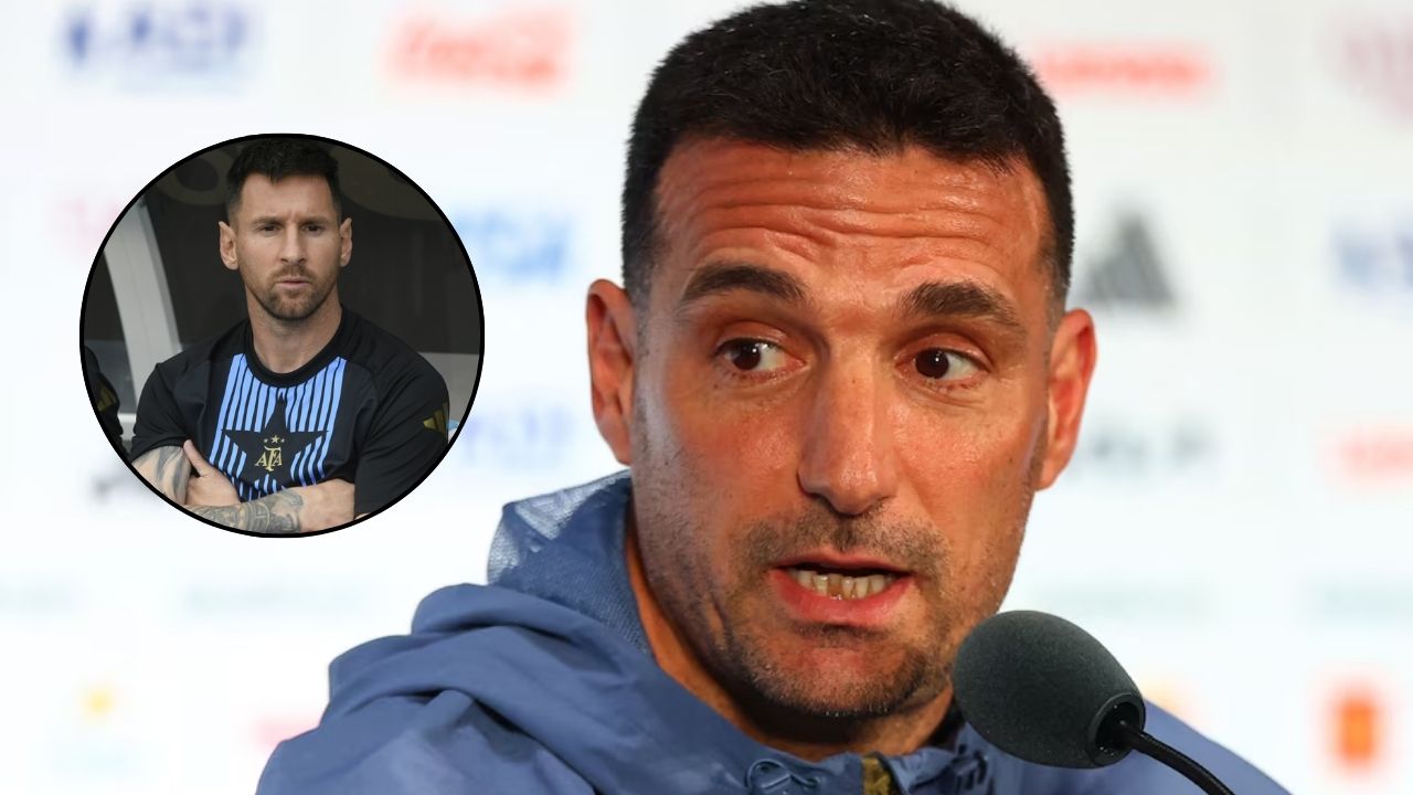 Scaloni confirma que Lionel Messi será suplente en el partido de Argentina vs Jordania
