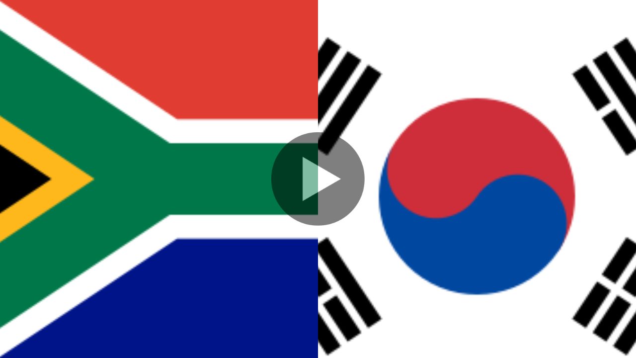 Sudáfrica vs Corea del Sur EN VIVO hoy: dónde mirar, hora, alineaciones