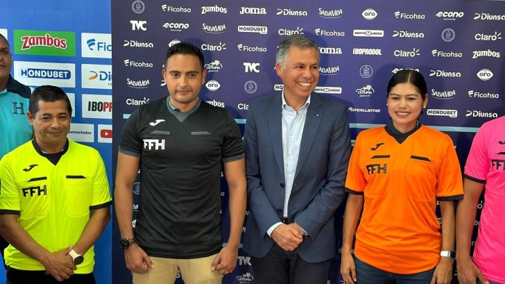 Así serán los nuevos uniformes de los árbitros de la Liga Nacional de Honduras