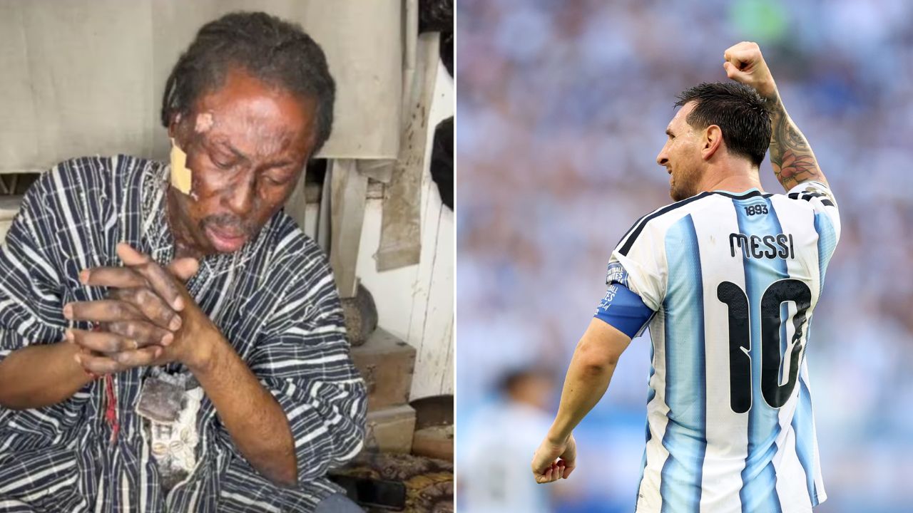 Brujo de Ghana sorprende con nuevo mensaje a la Argentina de Messi