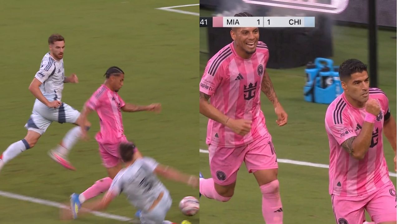 David Ruiz provoca penal con el que Inter Miami empató ante Chicago Fire