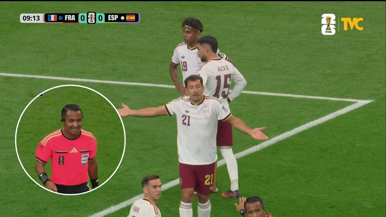 El incomprensible error de Iván Barton durante el Francia vs España