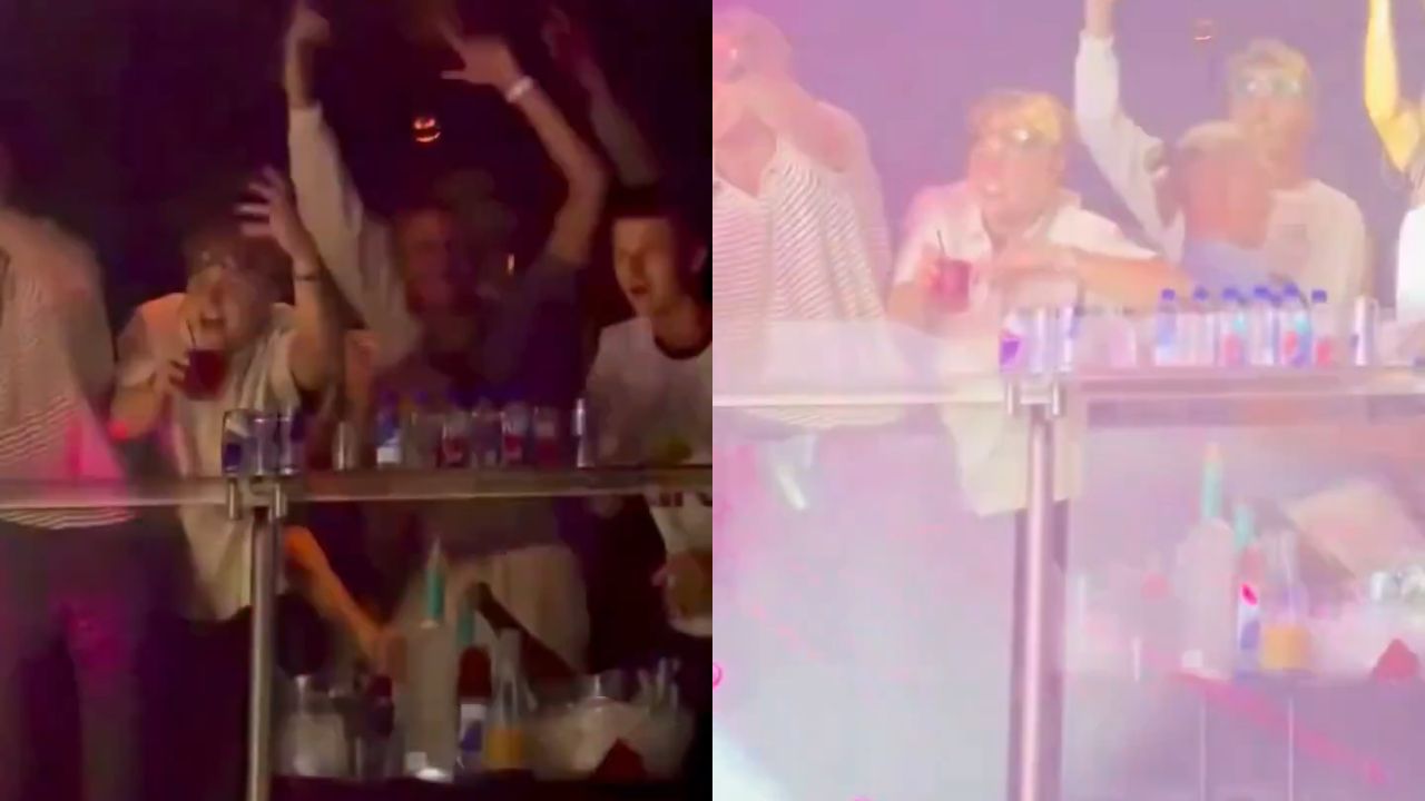 Haaland es captado en discoteca solo horas después de la eliminación de Noruega
