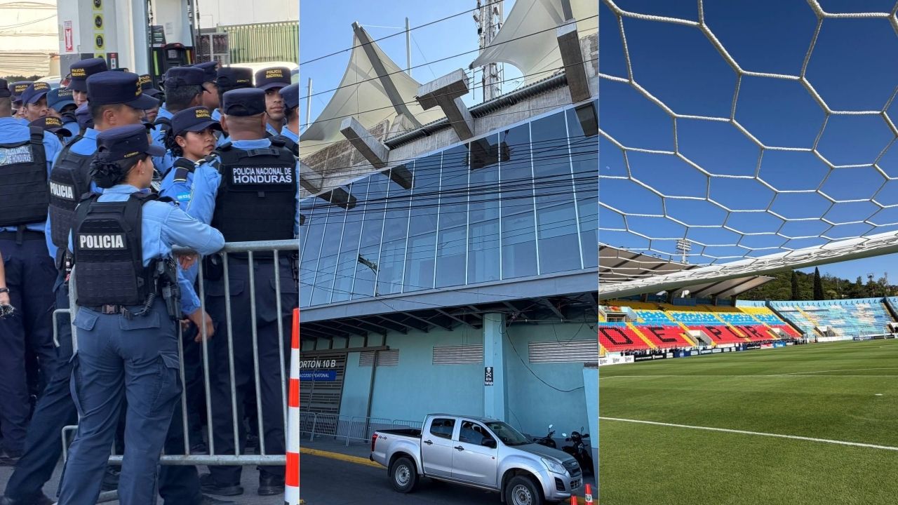 Así luce el estadio Nacional previo al partido de Supercopa de Olimpia vs Motagua