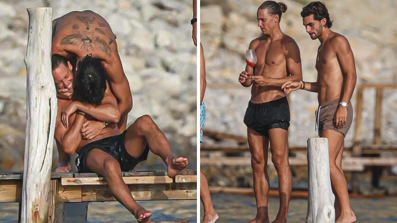 Ferran Torres y Marcos Llorente se dejan ver encariñados en Ibiza