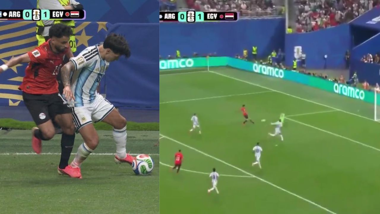 Gol anulado a Egipto por supuesta falta previa en contra de Argentina