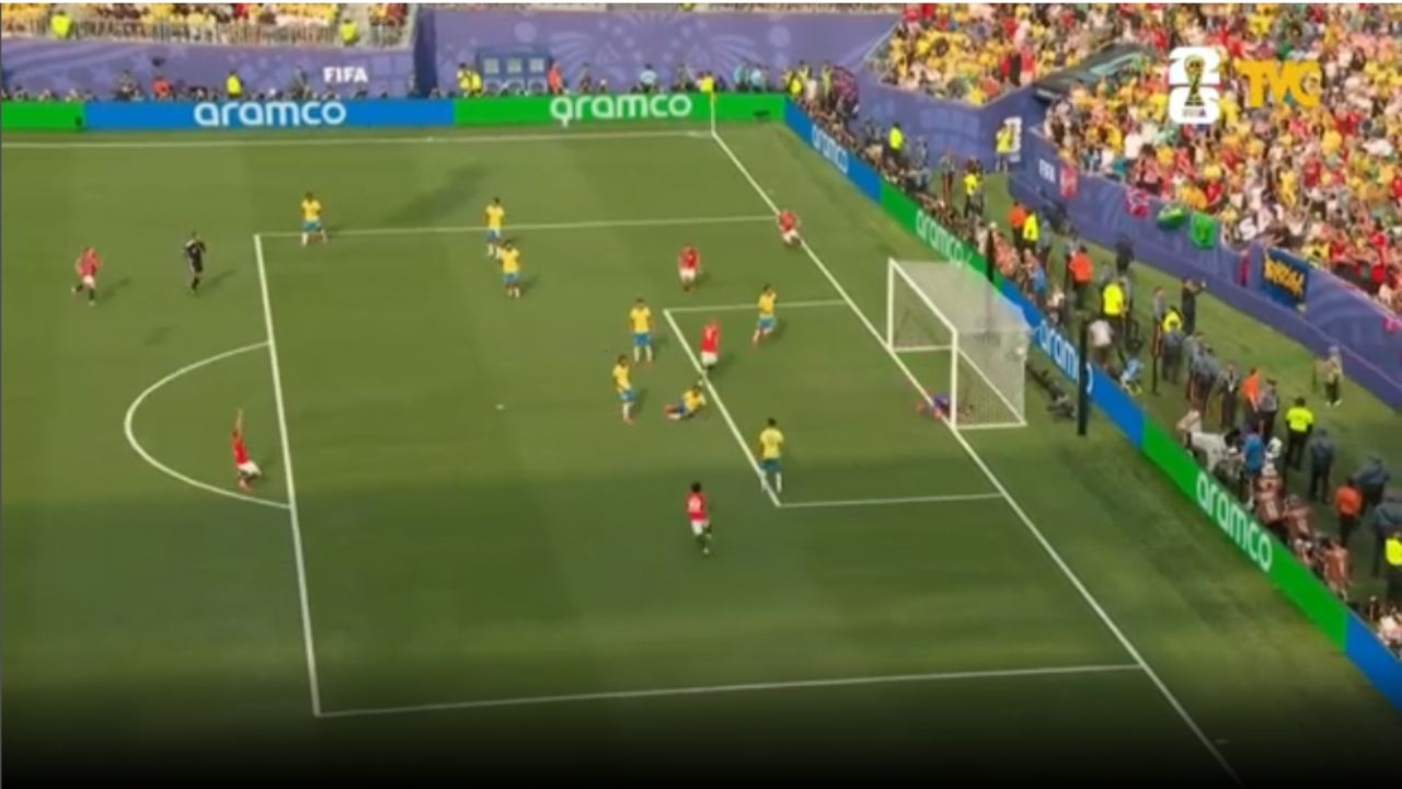 Gol de Erling Haaland contra Brasil en 8avos de final de United 2026