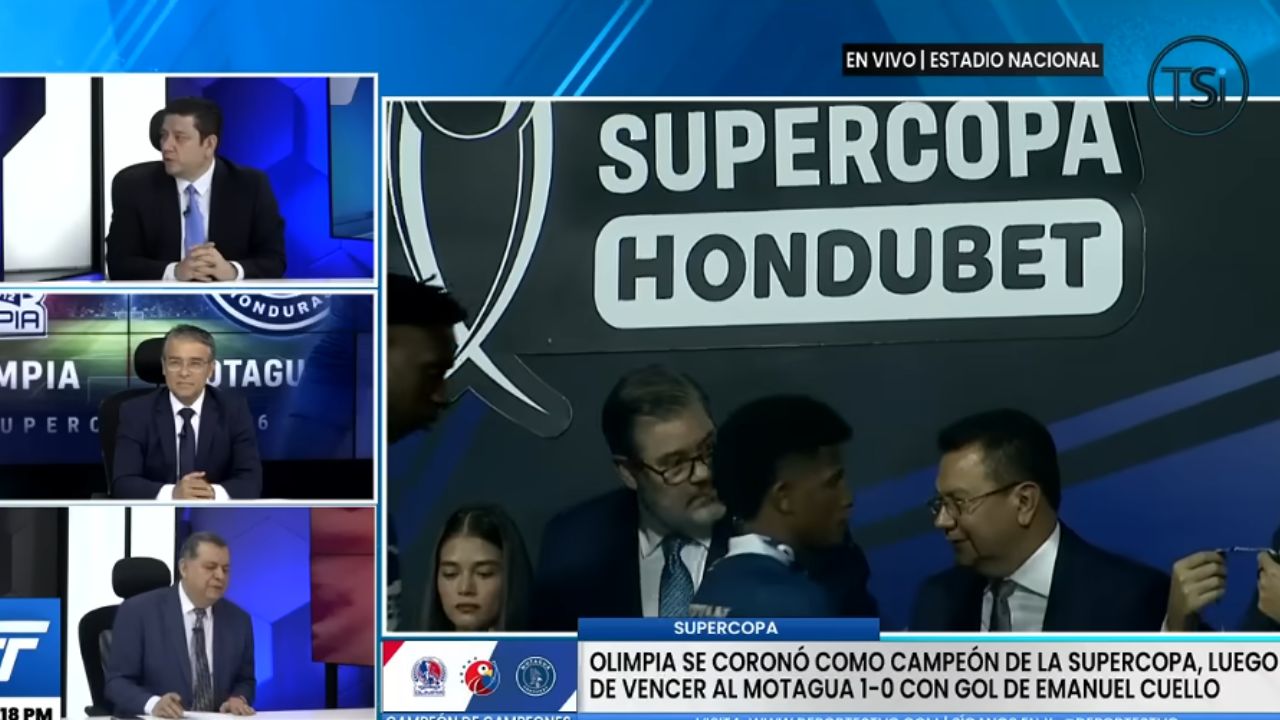 Juan Carlos Pineda felicita a Motagua tras perder en la Supercopa