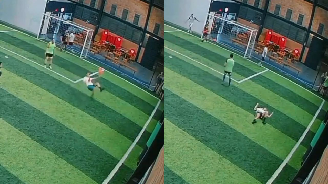 Jugador se rompe el cuello tras intentar realizar una chilena