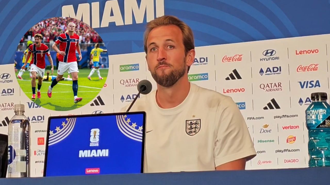 Harry Kane analiza a la Noruega de Haaland previo a su duelo de cuartos de final