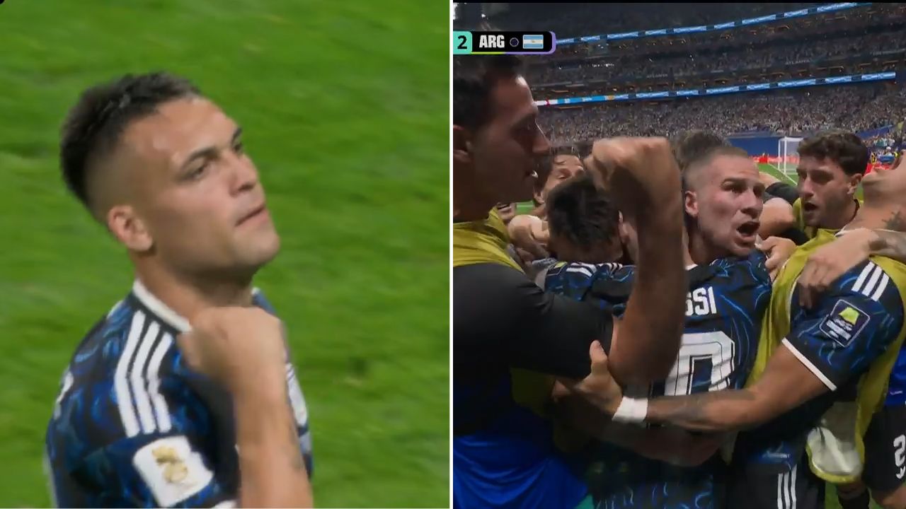 Lautaro firma el gol de la remontada contra Inglaterra con asistencia de Messi
