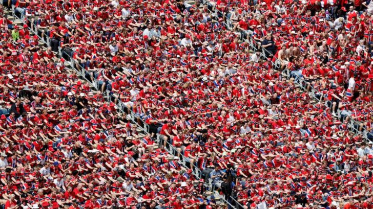 Noruego se niega a hacer el festejo más viral del Mundial y da una insólita razón histórica