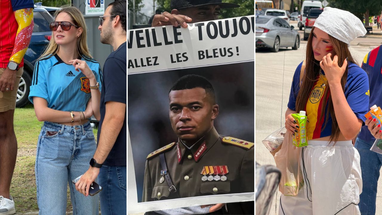 Imagen de Fanáticos de Francia y España llegan para ambientar la semifinal del Mundial 2026