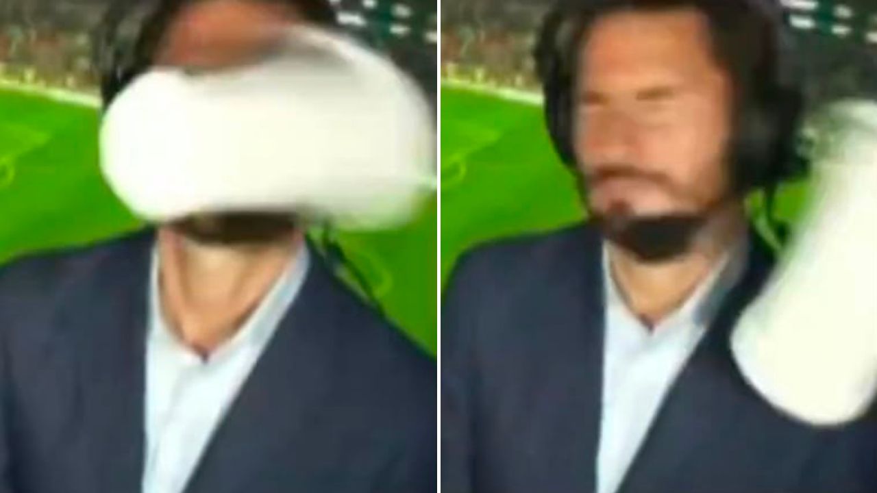 Fanáticos mexicanos agreden a periodista de Ecuador en plena transmisión del Mundial