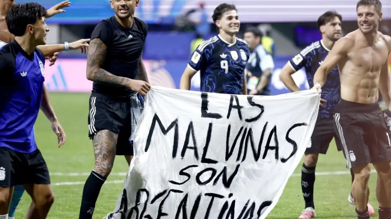 FIFA toma decisión con Argentina por la pancarta de las Islas Malvinas previo a la final