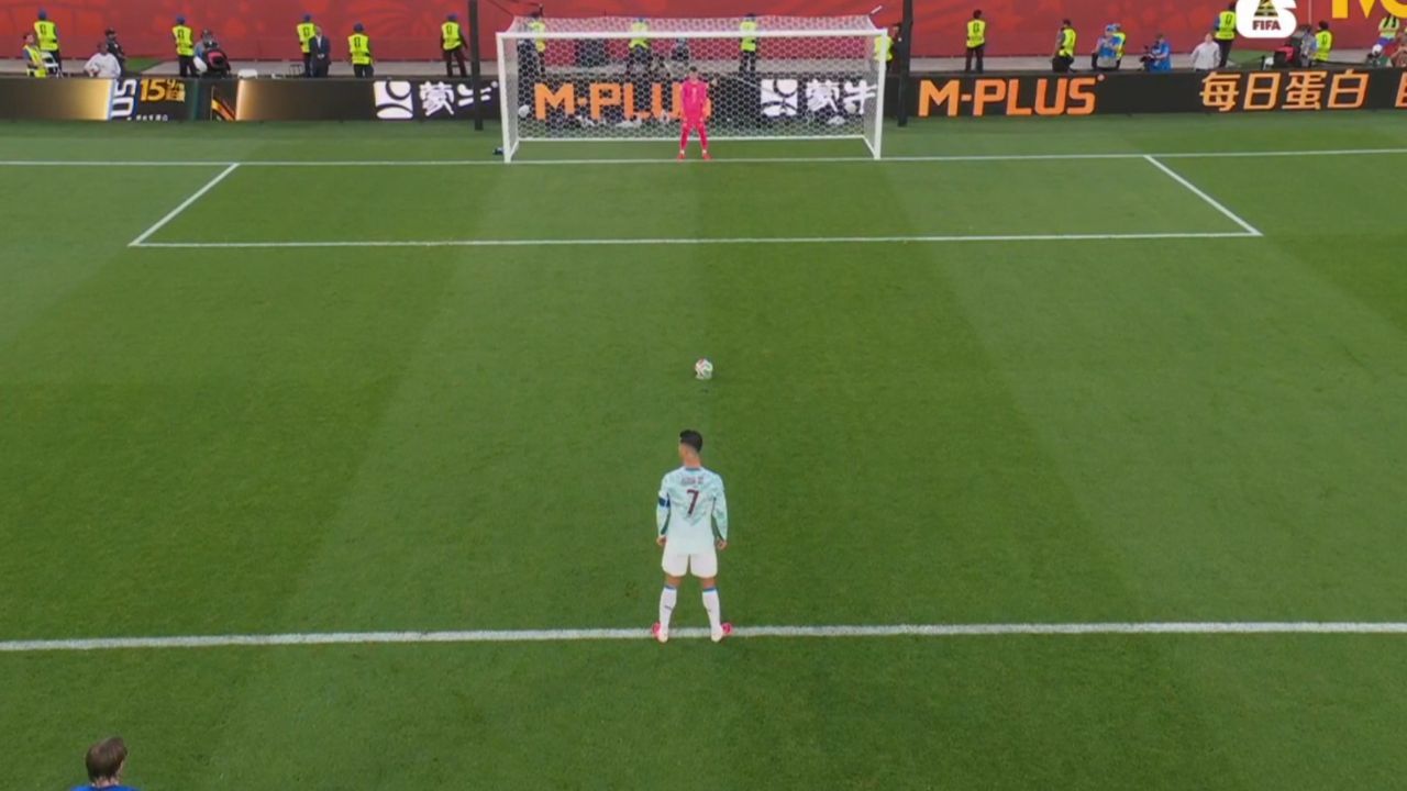 Así fue el gol de Cristiano Ronaldo para el empate de Portugal ante Croacia
