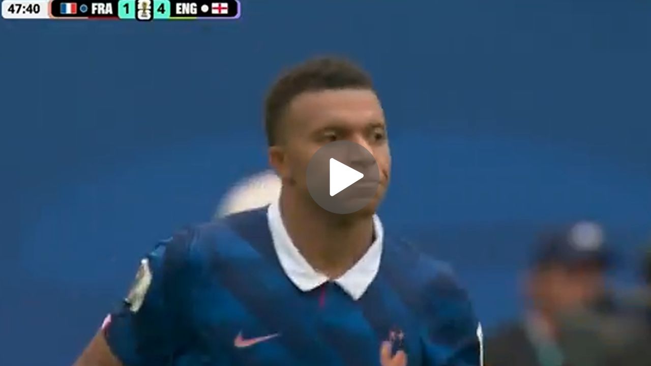 Mbappé descuenta para Francia en la goleada ante Inglaterra en Miami