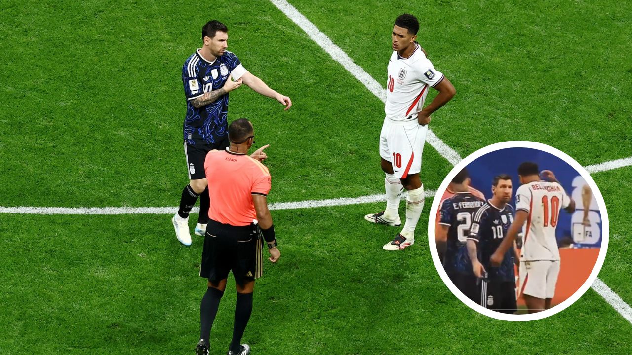 Jude Bellingham revela qué discutió con Messi en su cruce viral