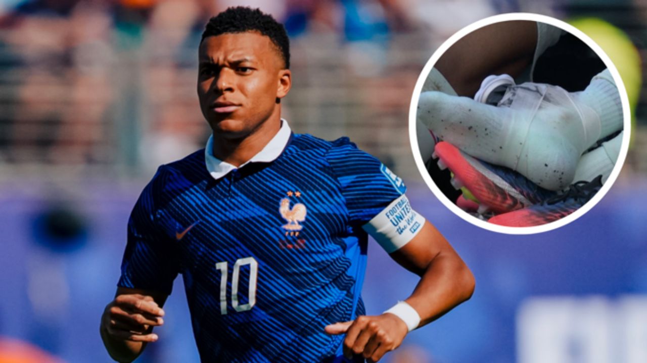 Confirman estado de salud de Mbappé tras sufrir una lesión en el tobillo vs Marruecos