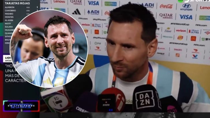 Lionel Messi revela por qué lloró tras su clasificación ante Egipto