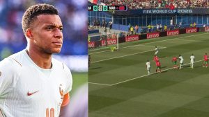 Imagen de Mbappé expone la inusual razón por la que falló el penal ante Marruecos