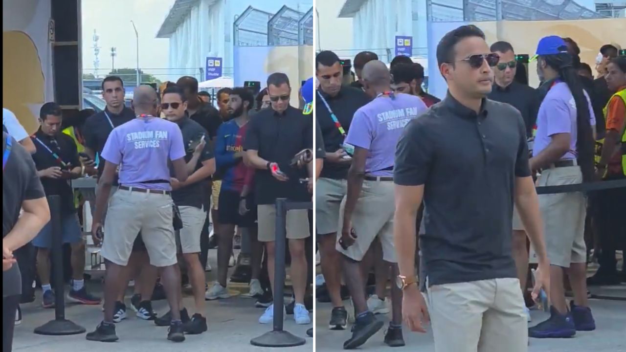 Said Martínez aparece como aficionado en el Argentina vs Cabo Verde antes de su próximo partido