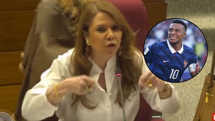 Senadora paraguaya arremata contra Kylian Mbappé y lo insulta en vivo