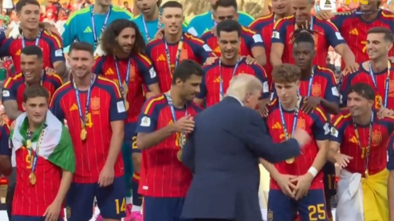 El polémico desplante de Trump que retrasó la celebración de España y el 'empujón' de Rodri