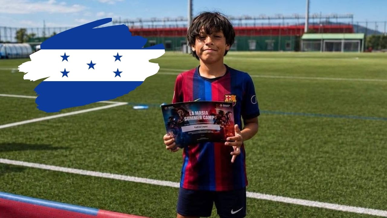 Esdras López González la promesa hondureña que sigue destacando en la Masia