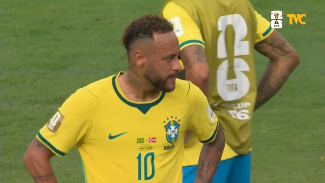 El llanto de Neymar tras eliminación de Brasil ante Noruega
