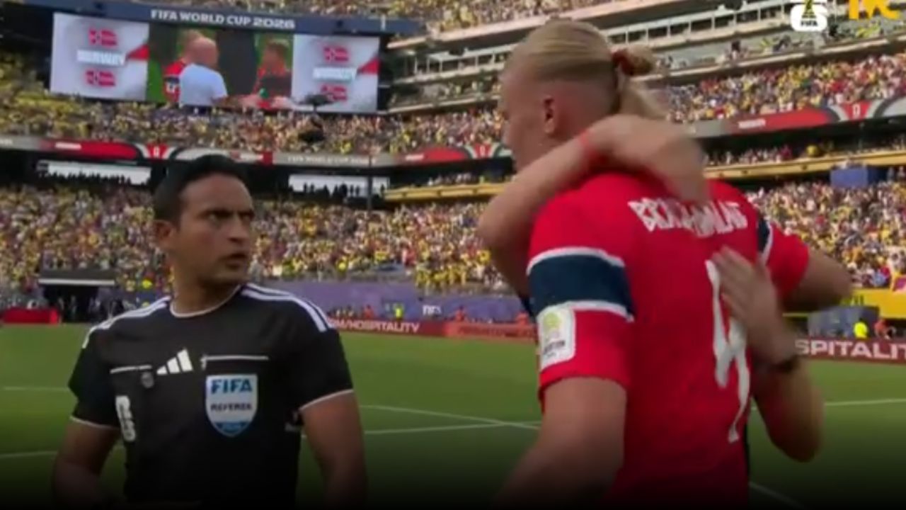 Said Martínez recibió una felicitación de Haaland tras eliminación a Brasil