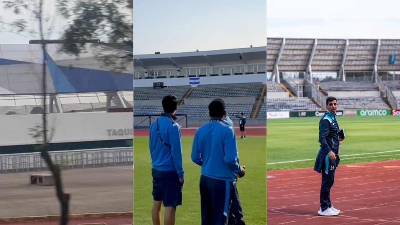 Selección de Honduras Sub-20 conoce el estadio donde jugará Premundial