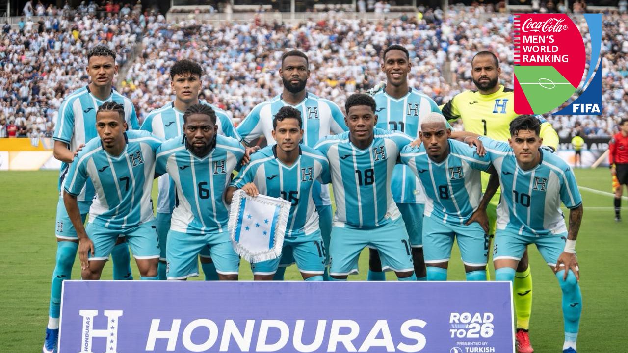 Selección de Honduras baja un puesto en el ranking FIFA
