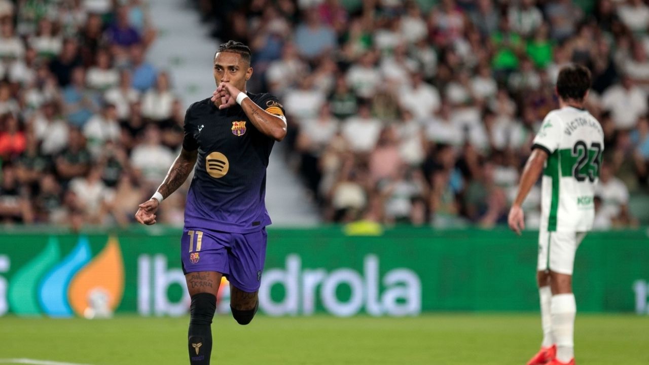 Barcelona arranca con todo La Liga española propinando goleada al Elche