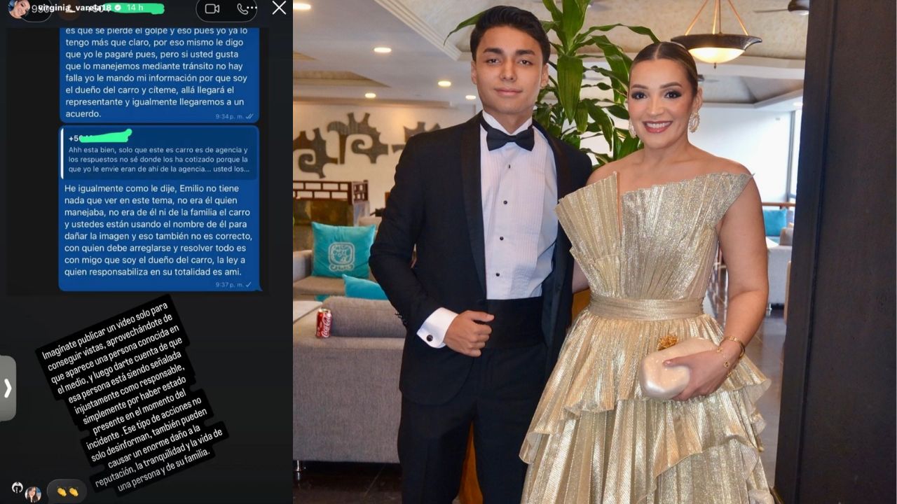 Esposa de Emilio Izaguirre sale al paso y defiende a su hijo por falsas noticias