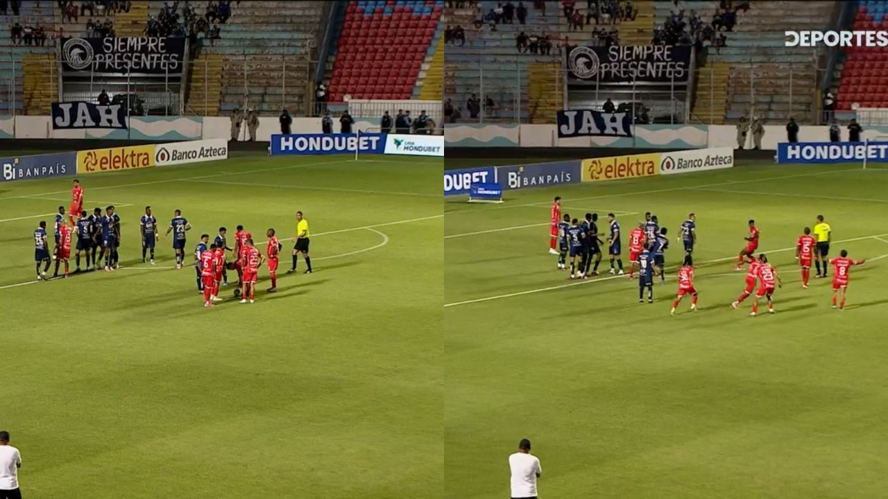 El infantil error de Motagua que provocó el gol de Mayorquín a favor de Estrella Roja