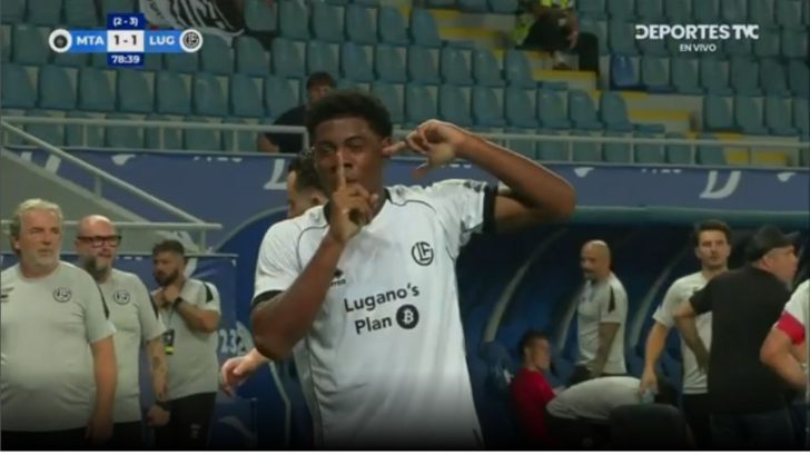 Dereck Moncada anota golazo y clasifica al Lugano a la Conference League
