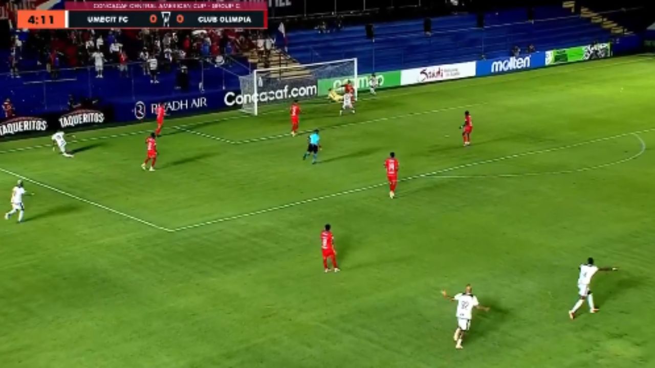 Así fue el gol de UMECIT al Olimpia en Copa Centroamericana