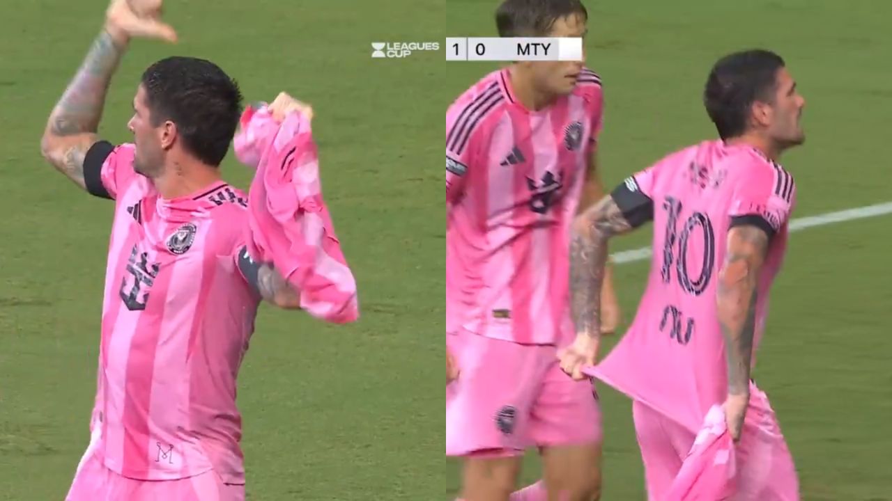 El homenaje de Rodrigo De Paul al padre de Messi en gol al Inter Miami
