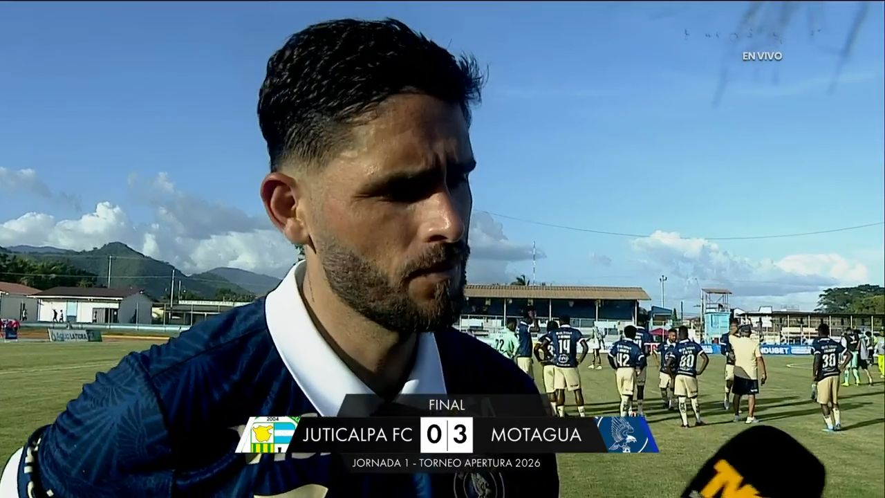 Jonathan Moya con fuerte autocrítica pese a su gol ante Juticalpa