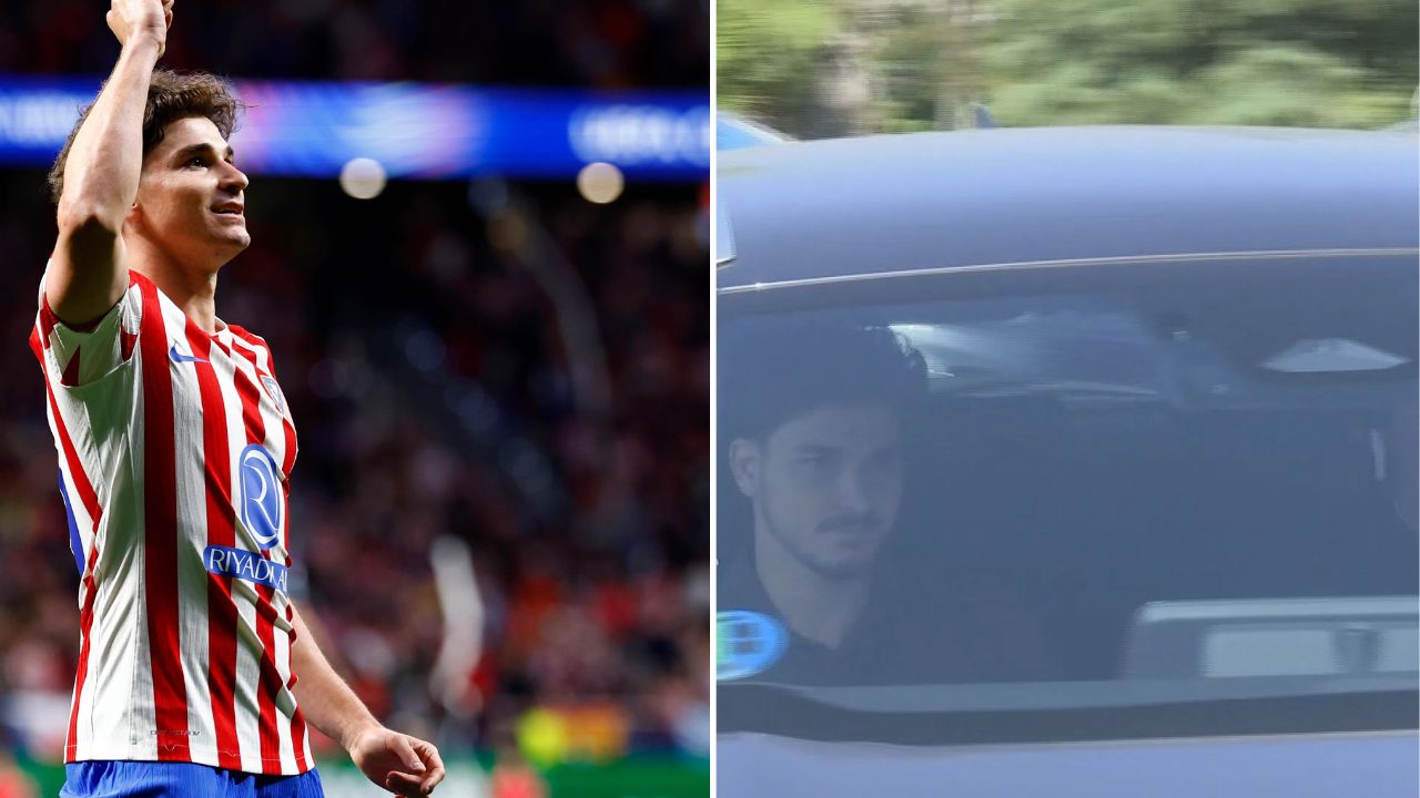 Julián Álvarez enciende polémica en su regreso a los entrenos del Atlético de Madrid