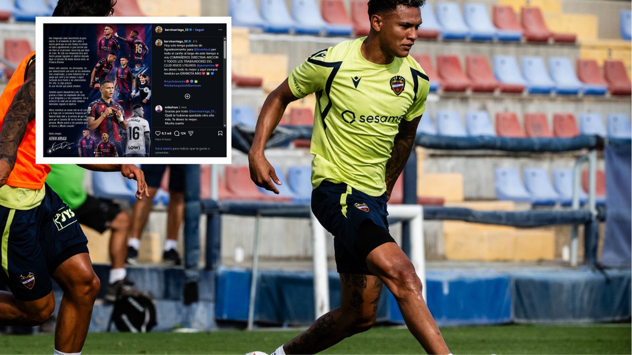 Kervin Arriaga revela lo que le dejó su salida del Levante de España