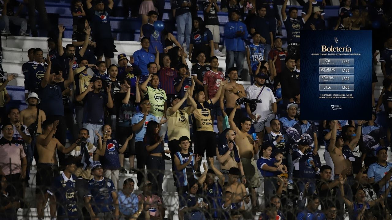 Motagua confirma el precio de los boletos para juego vs Alianza en Copa Centroamericana