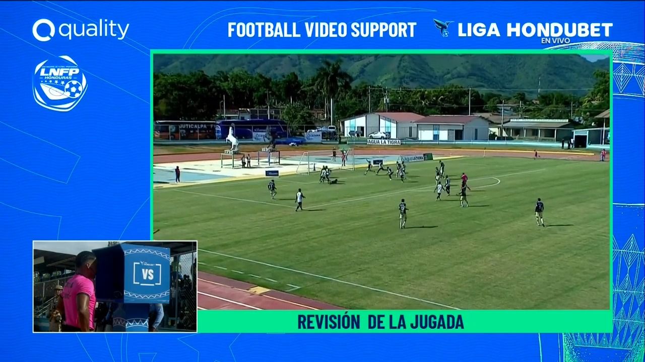 Este fue el penal que pidió Motagua en su partido vs Juticalpa