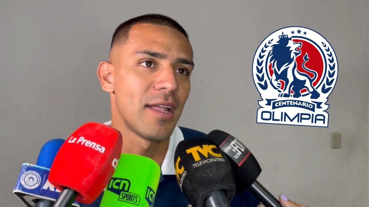 Alejandro Reyes se acuerda de Olimpia tras anotar gol en el aniversario de Motagua
