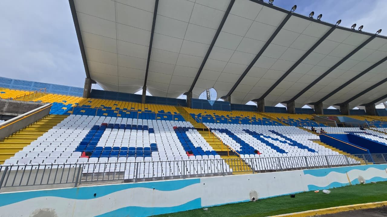 Así van las remodelaciones en las graderías del Estadio Nacional Chelato Uclés