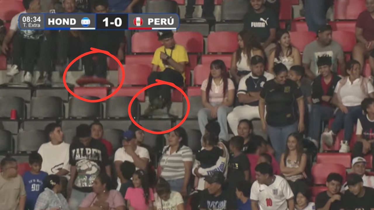 Captan maltrato a las nuevas butacas del estadio Nacional en partido de tiktokers