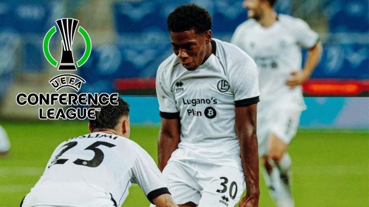 Lugano FC de Dereck Moncada, con duros rivales para la Conference League