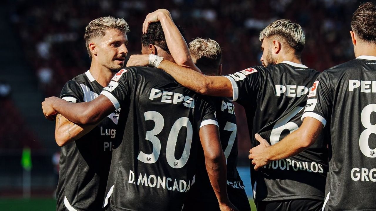 Dereck Moncada marca su tercer gol con Lugano FC en la Superliga de Suiza