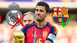 El Barcelona da el golpe y amenaza con quitarle el fichaje de Rodri al Real Madrid
